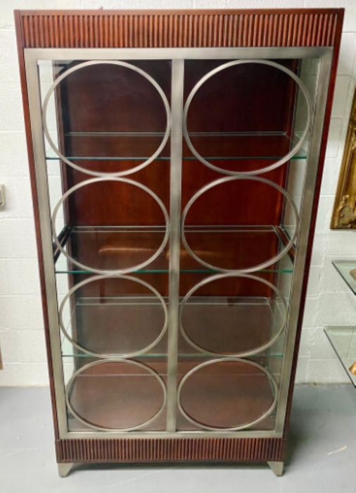 Art Deco Style Ethan Allen Display Vitrine or Curio Cabinet