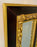 French Rococo Style Small Rectangular Wall Mirror in Ebony & Gold Leaf