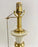 Hollywood Regency Style Lenox White Porcelain & Brass Table Lamp, a Pair
