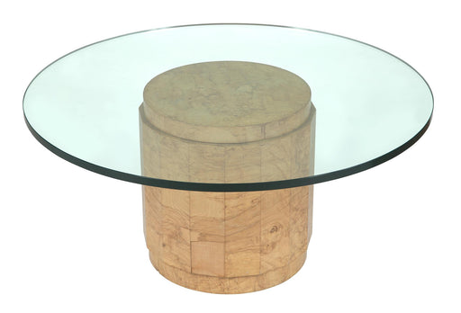 Edward Wormley for Dunbar MCM Burl Wood Centre or Cocktail Round Table