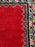 Tribal Moroccan Red Wool Rug