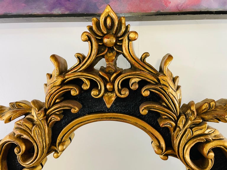French Rococo Style Wall or Mantel Mirror