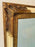 Rococo Style Distressed Gold Beveled Console or Wall Mirror by Bombay Furniture