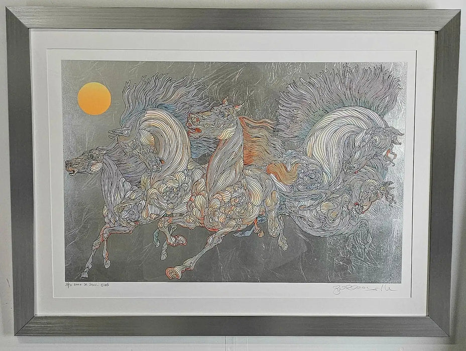 Guillaume Azoulay Lever de Soleil Limited Edition Etching Hand signed & Numbered 2016