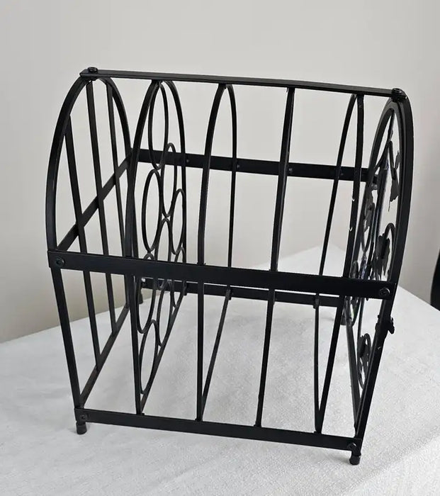 Rustic Metal Display Rack Rustic Vintage Black Metal Ivy Wine Table Display Rack