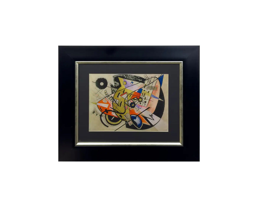 Abstract Lithograph After Wassily Kandinsky, Framed 1994