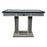 Art Deco Style Black & White Resin Console Table in Diamond Pattern