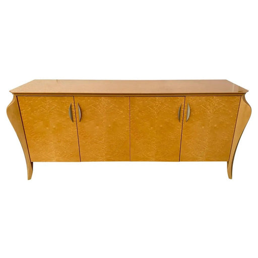 Pietro Contantini Postmodern Italian Maple Lacquer Credenza, Sideboard Cabinet