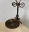 English Victorian Wrought Iron Wash Stand with Oval Mirror, Basin and Pitcher