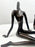 Modernist Figural Limited Edition Bronze Sculpture, Set of 3, Signed & Numbered 1980's