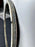 Art Deco Style Handmade White & Black with Brass Inlay Round Mirror, a Pair