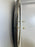 Art Deco Style Handmade White & Black with Brass Inlay Round Mirror, a Pair