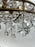 Vintage French Empire Style Gilt Bronze & Tiered Crystal & Beads Chandelier