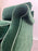 Hollywood Regency Style Custom Overstuffed Emerald Velvet Armchair