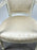 French Academic Revival Louis XVI Style Off-White Painted Chair C 1930's, a Pair