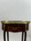 French Baroque Revival Style Oval Marquetry Side or End Table with Ormolu Accent