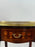 French Baroque Revival Style Oval Marquetry Side or End Table with Ormolu Accent