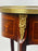 French Baroque Revival Style Oval Marquetry Side or End Table with Ormolu Accent
