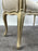 20th C French Louis XV Style Off-White & Beige Upholstered Bench or Window Seat