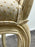 20th C French Louis XV Style Off-White & Beige Upholstered Bench or Window Seat