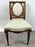Vintage French Louis XVI Style Oak Side Chairs, Carved Cameo Back, Pair