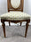 Vintage French Louis XVI Style Oak Side Chairs, Carved Cameo Back, Pair