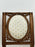Vintage French Louis XVI Style Oak Side Chairs, Carved Cameo Back, Pair