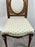 Vintage French Louis XVI Style Oak Side Chairs, Carved Cameo Back, Pair