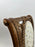 Vintage French Louis XVI Style Oak Side Chairs, Carved Cameo Back, Pair