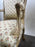 French Louis XV Style Bergère Armchair, Painted Frame, Floral Embroidery, a Pair