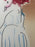 Peter Max Color Silkscreen Girl From Ibiza Hand Signed , Numbered & Framed 1981