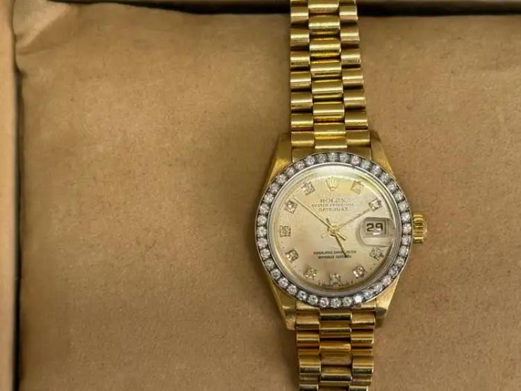 Rolex 69178 Datejust 18k Yellow Gold Diamond Bezel & Dial Ladies 26 mm Watch