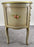 French Provincial Style Kidney Shaped Lady Writing or Vanity Desk with Ottoman