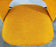 Eero Saarinen for Knoll MCM Tumeric Orange Uphostery Side Chair, a Pair