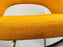 Eero Saarinen for Knoll MCM Tumeric Orange Uphostery Side Chair, a Pair