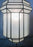 Art Deco White Milk Glass Handmade Chandelier, Pendant, Lantern, a Pair