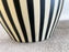 Art Deco Style Black and White Resin Side, End Table or Stool, a Pair