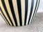 Art Deco Style Black and White Resin Side, End Table or Stool, a Pair