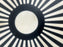 Art Deco Style Black and White Resin Side, End Table or Stool, a Pair