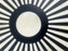 Art Deco Style Black and White Resin Side, End Table or Stool, a Pair