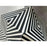 Art Deco Style Sculptural Resin Black & White Pedestal , Side End Table or Stool