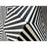 Art Deco Style Sculptural Resin Black & White Pedestal , Side End Table or Stool
