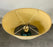 Mid-Century Modern Green Malachite Teardrop Design Table Lamp w Custom Shade