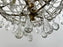 Vintage French Empire Style Gilt Bronze & Tiered Crystal & Beads Chandelier