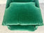 Hollywood Regency Style Custom Overstuffed Emerald Velvet Armchair