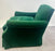 Hollywood Regency Style Custom Overstuffed Emerald Velvet Armchair