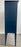 Modern Farmhouse Blue Solid Pin with Silver-Tone Mesh Doors Server or Cabinet