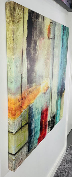 Jane Bellows Abstract Giclee Print on Canvas Titled "Impulse I"