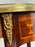 French Baroque Revival Style Oval Marquetry Side or End Table with Ormolu Accent