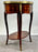 French Baroque Revival Style Oval Marquetry Side or End Table with Ormolu Accent